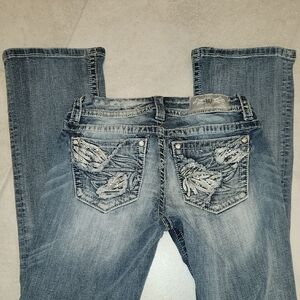 Miss Me Vintage Mid-Rise Easy Boot Jeans Size 28